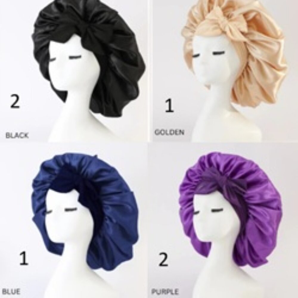 PICK A COLOUR: 1 PC Velanico All-Night Bonnet - Adjustable for Kids and Adults